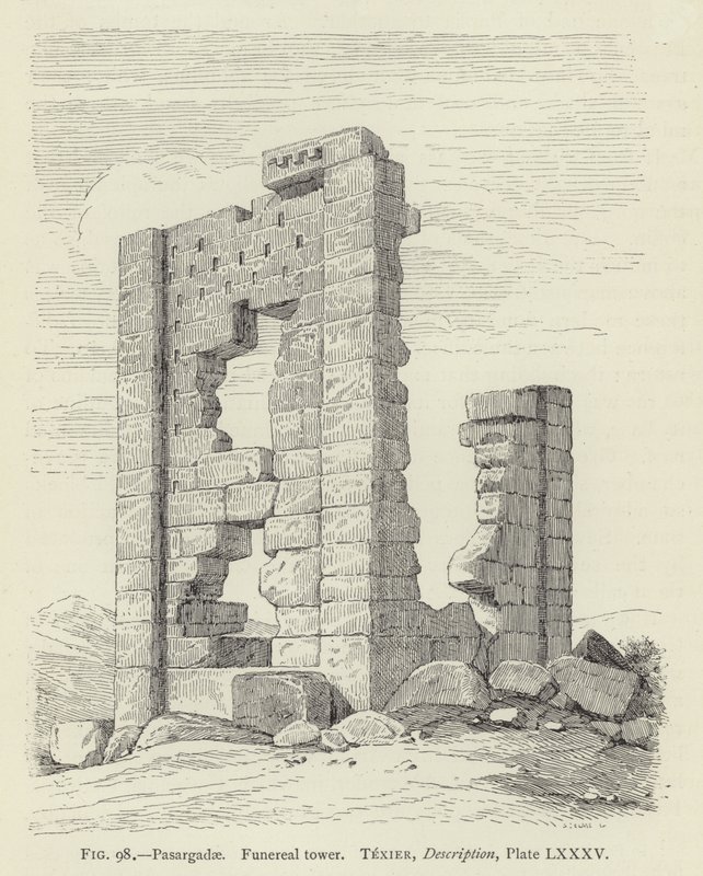 Pasargadae, begravelsestårn av French School