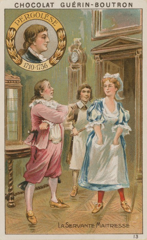 Pergolese, Tjenerfruen av French School
