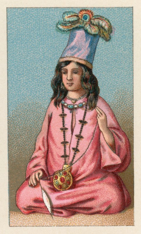 Persia kostyme av French School