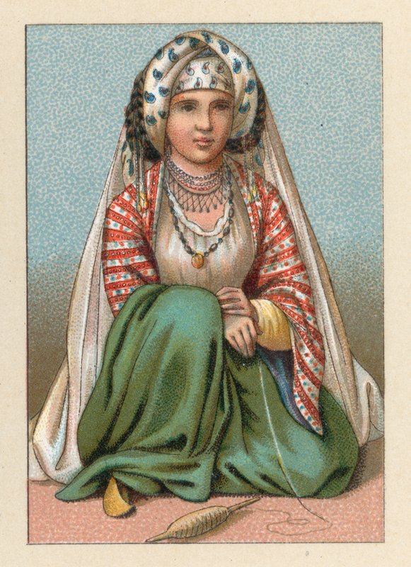 Persia kostyme av French School