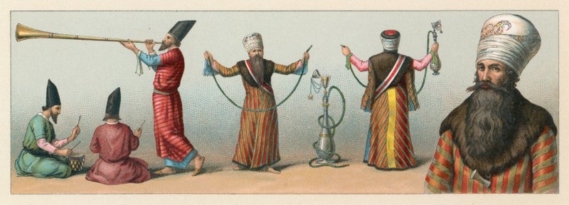 Persia kostyme av French School