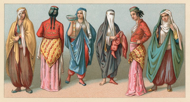 Persia kostyme av French School
