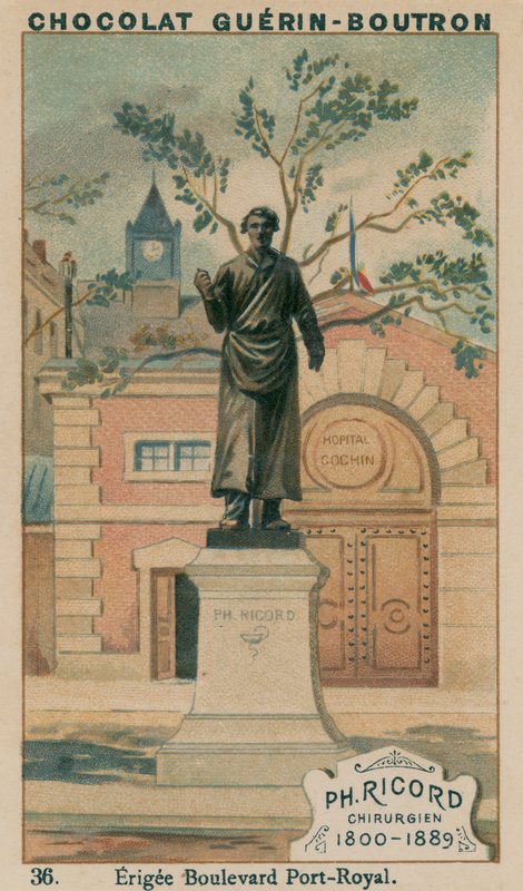 Ph Ricord, kirurg, 1800-1889, Erigee Boulevard Port-Royal av French School