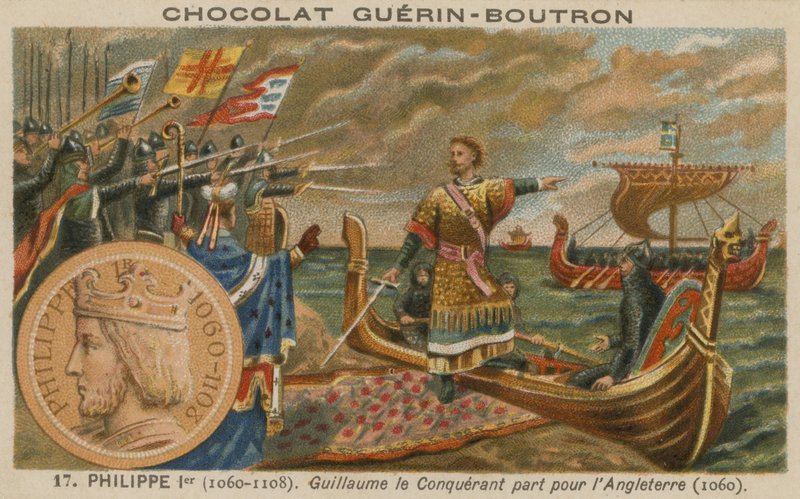Filip I, konge av Frankrike: Vilhelm Erobreren drar til England, 1060 av French School