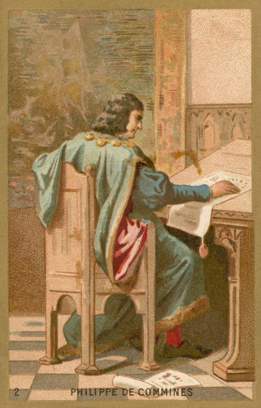 Philippe de Commines , flamsk forfatter og diplomat av French School
