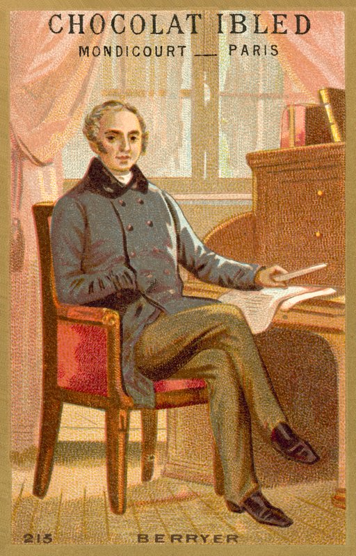 Pierre-Antoine Berryer , fransk talsmann og politiker (chromolitho) av French School