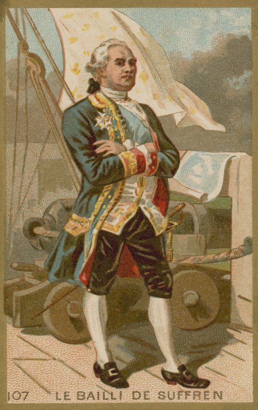 Pierre Andre de Suffren , fransk admiral av French School