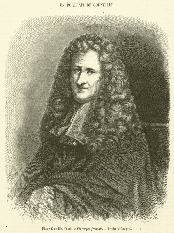 Pierre Corneille (gravering) av French School