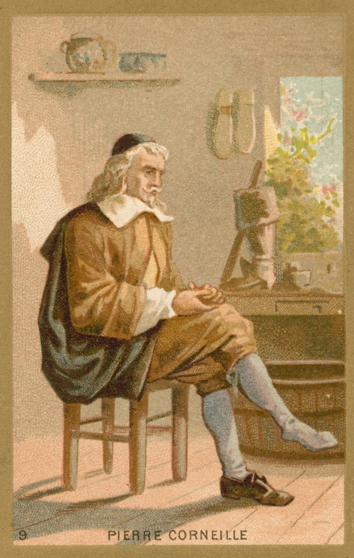 Pierre Corneille , fransk dramatiker av French School