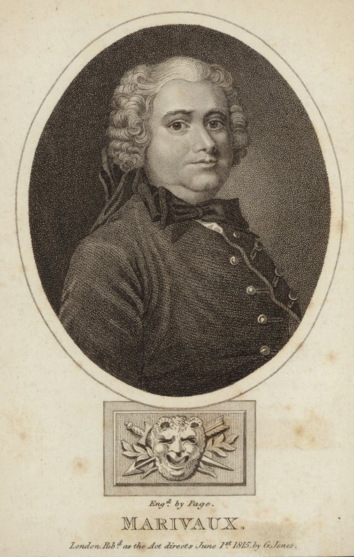 Pierre de Marivaux - fransk romanforfatter og dramatiker (1688-1763) av French School