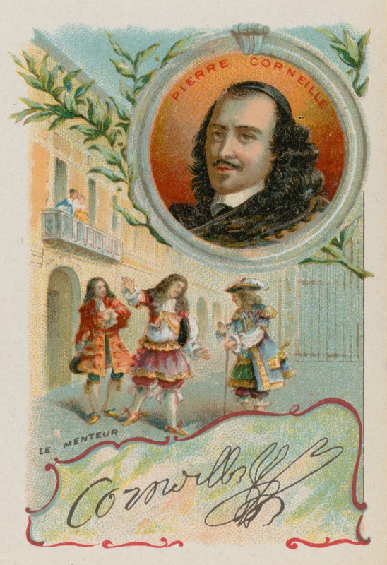 Dramatiker og dramatiker Pierre Corneille av French School