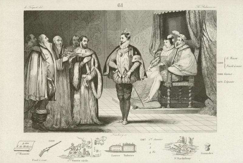 Polske ambassadører informerte Henry, hertugen av Anjou om at han ble valgt til konge av Polen, 1573 av French School