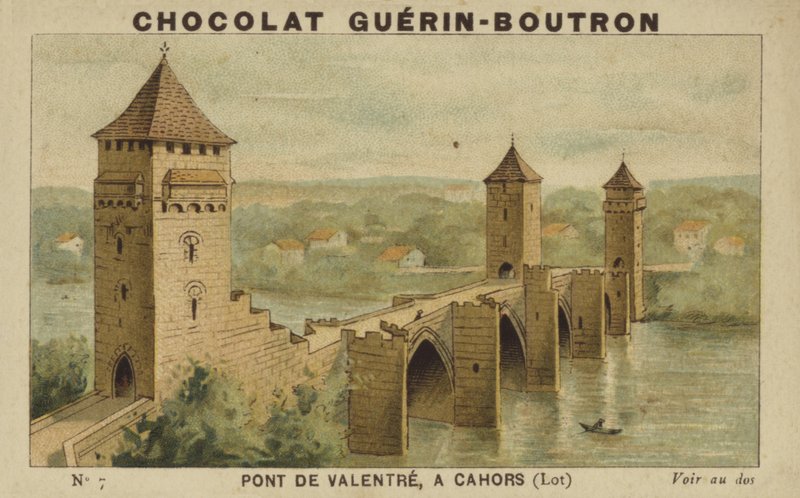 Valentre Bridge, i Cahors, Lot av French School