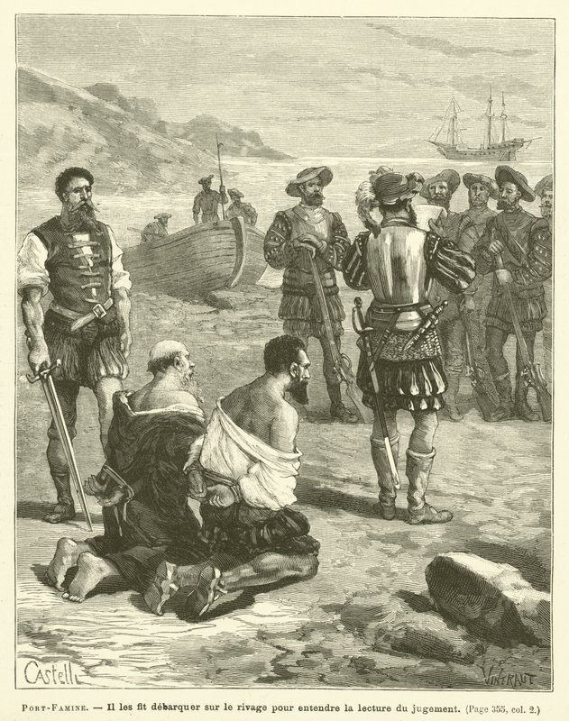 Port-Famine (gravering) av French School