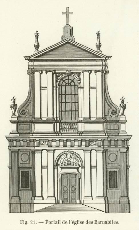 Barnabite kirkeportal av French School