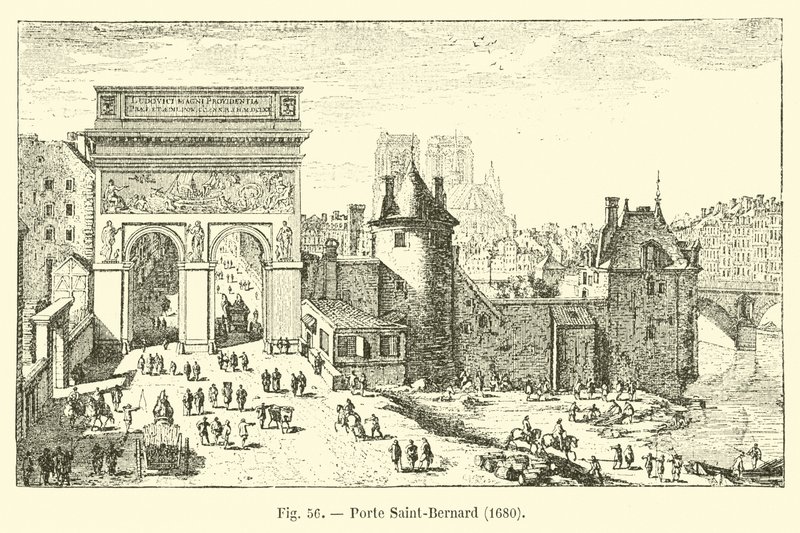 St. Bernard-porten, 1680 av French School