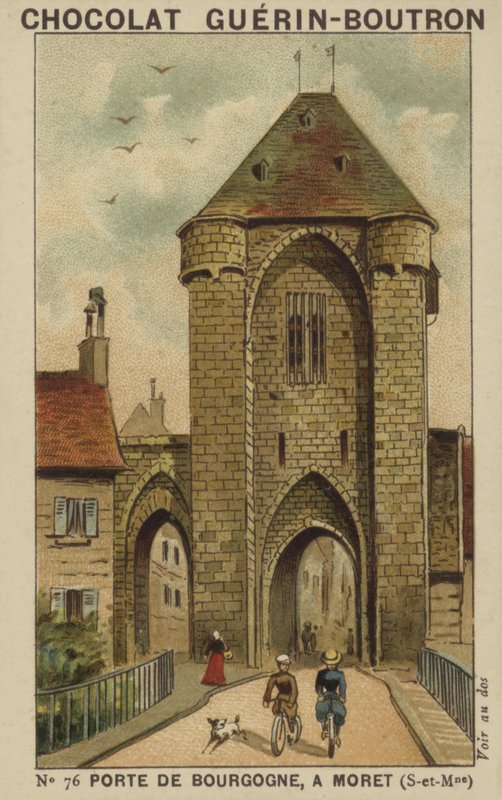Porte de Bourgogne, i Moret, Seine-et-Marne av French School