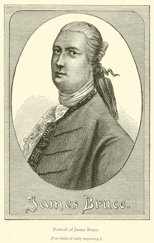 Portrett av James Bruce (gravering) av French School
