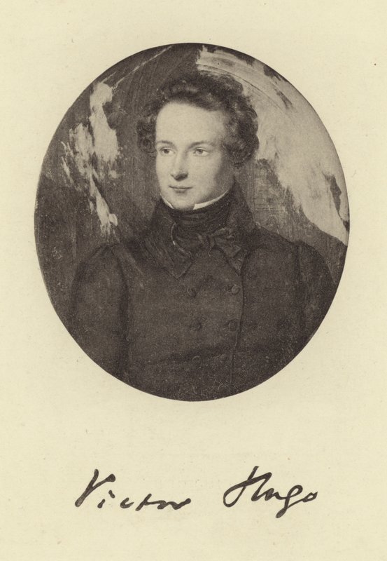 Portrett av Victor Hugo av French School
