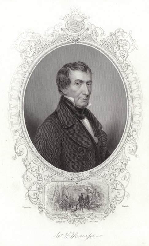 Portrett av William Henry Harrison av French School