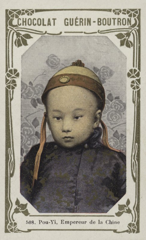 Pou-Yi, keiser av Kina (farget bilde) av French School