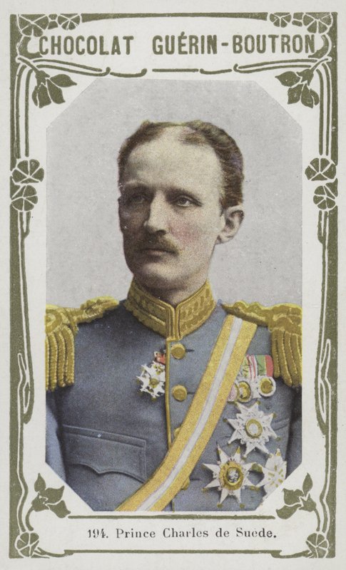 Prins Charles de Suede (farget bilde) av French School