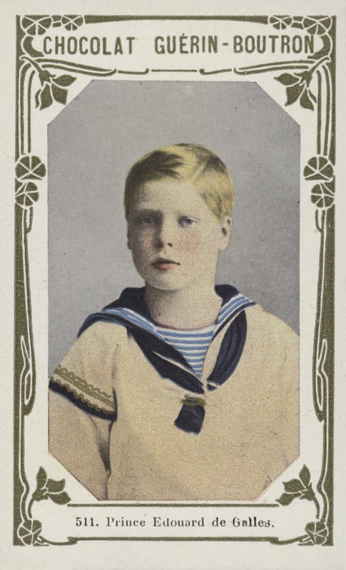 Prins Edward av Wales (farget bilde) av French School