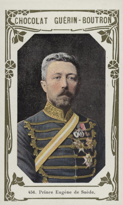 Prins Eugene de Suede (farget bilde) av French School