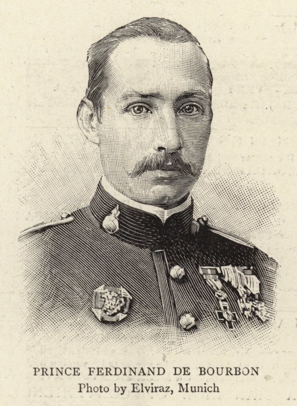 Prins Ferdinand de Bourbon (gravering) av French School