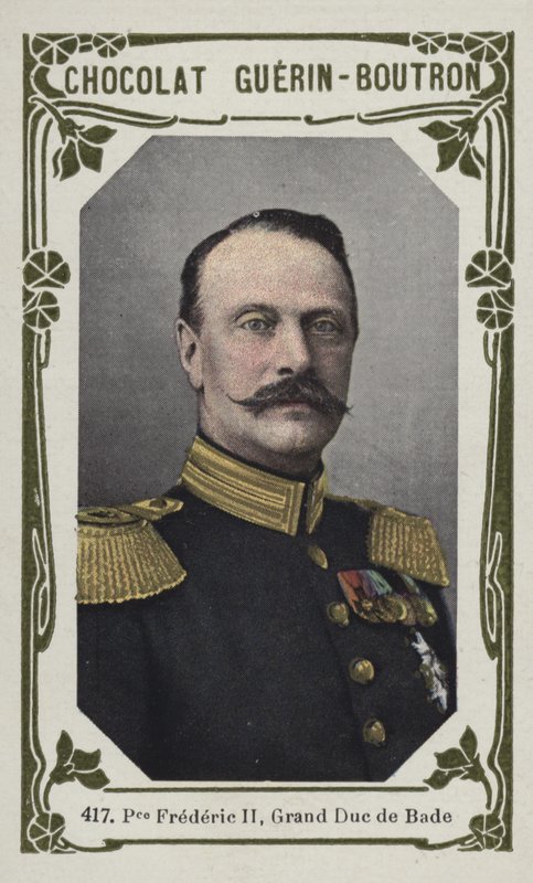 Prins Frederic II, storhertug av Baden (farget bilde) av French School