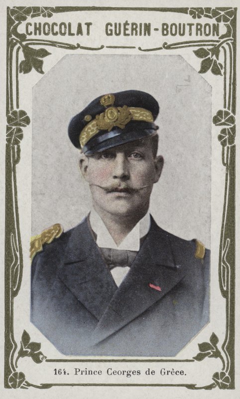 Prins George av Hellas (farget bilde) av French School