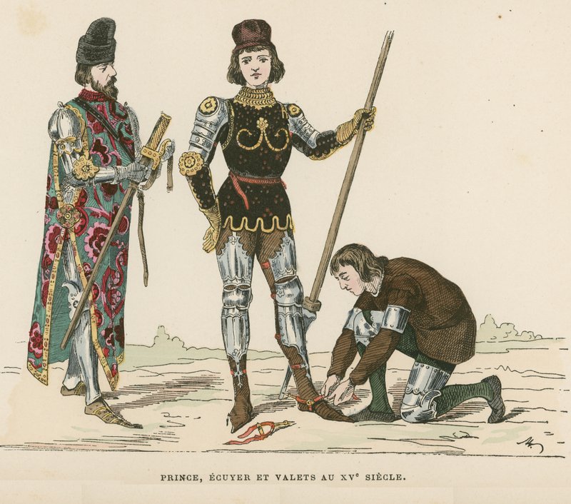Prins, godsmann og tjener, 1400-tallet av French School