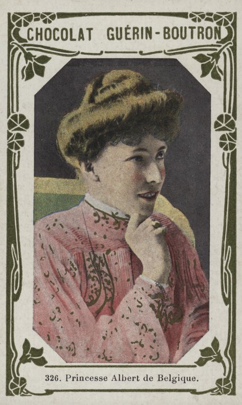 Prinsesse Albert av Belgia (farget bilde) av French School