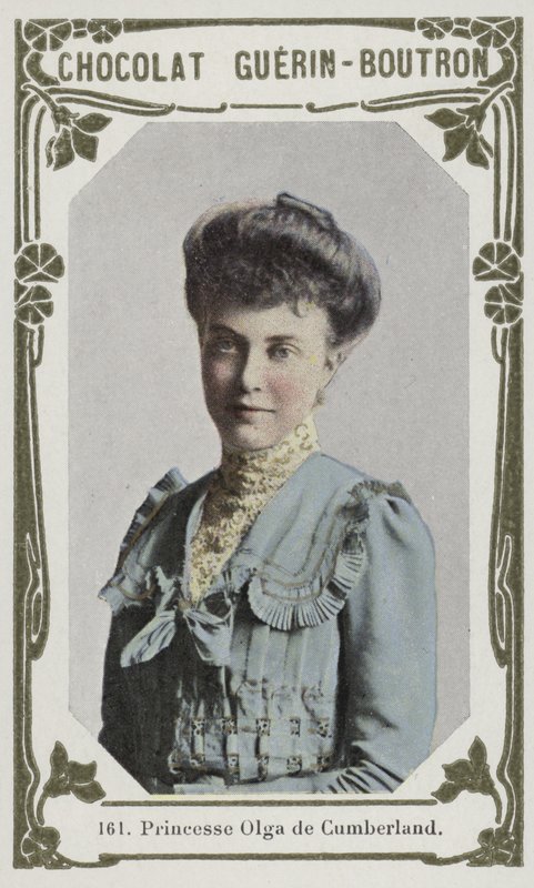 Prinsesse Olga de Cumberland (farget bilde) av French School