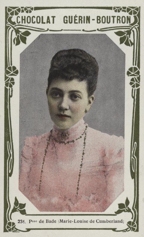Prinsesse av Baden, Marie-Louise av Cumberland (farget bilde) av French School