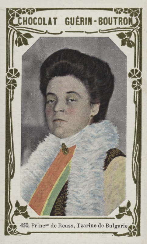Prinsesse av Reuss, Tzarina av Bulgaria (farget bilde) av French School