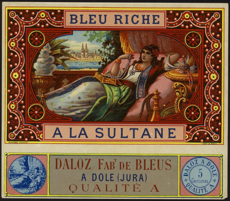 Produktetikett for Bleu Riche a la Sultane av French School