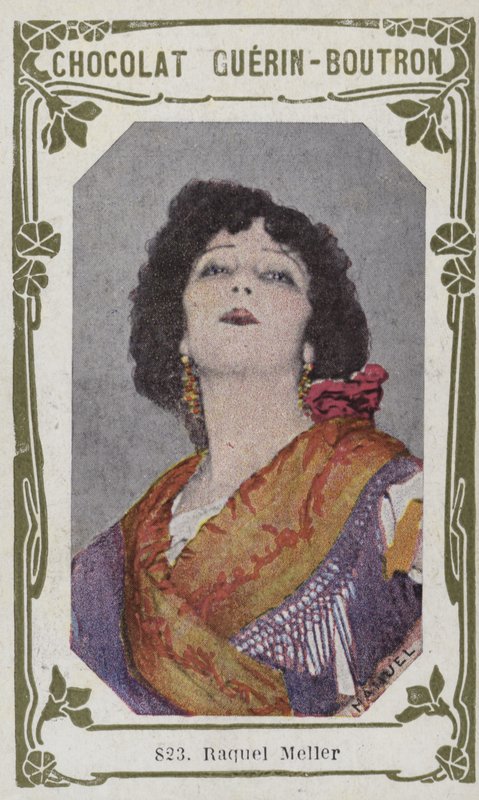 Raquel Meller (farget bilde) av French School