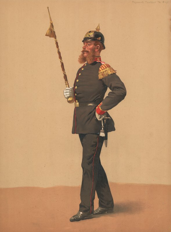 Regiments Drum 74 Regt av French School