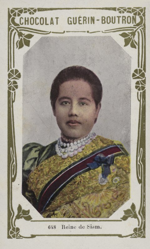 Reine de Siam (farget bilde) av French School
