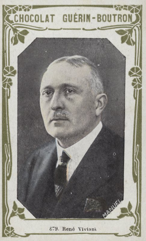 Rene Viviani (farget bilde) av French School