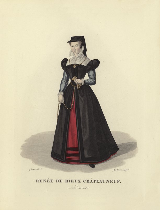 Renee de Rieuf, La Belle Chateauneuf av French School