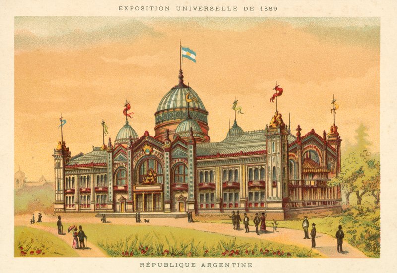 Republikken Argentina, universell utstilling 1889, Paris av French School