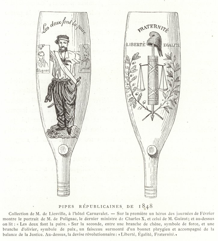Republikanske rør, revolusjonen av 1848, Frankrike av French School