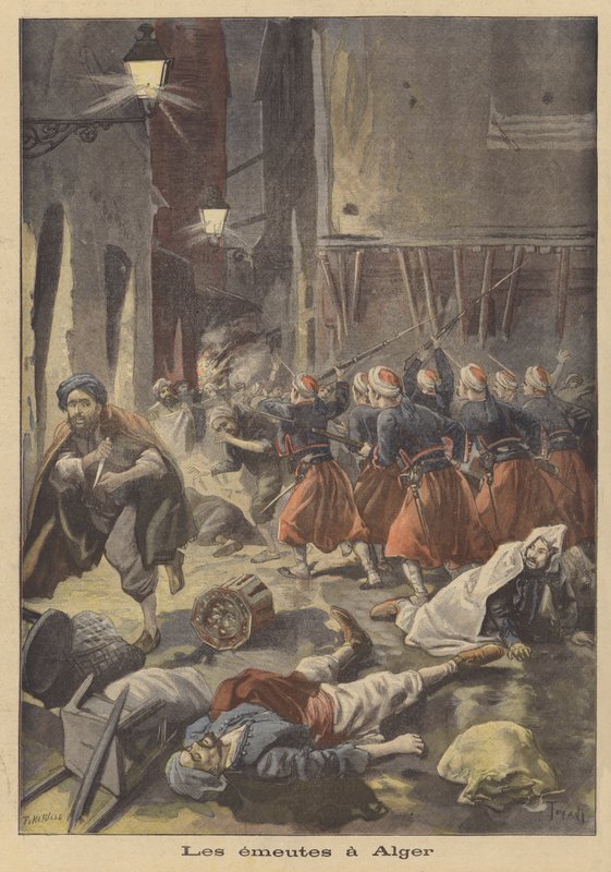 Opptøyer i Alger av French School