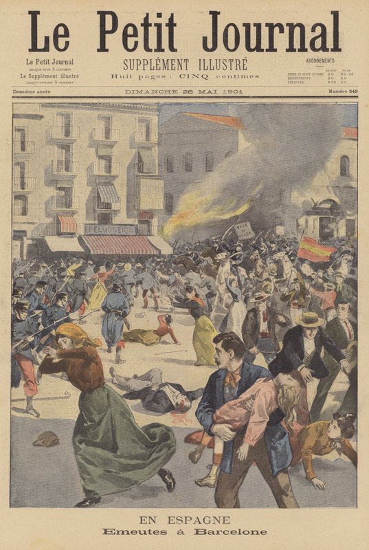 Opptøyer i Barcelona av French School