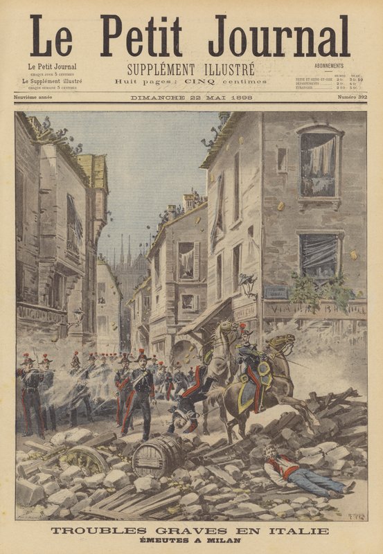 Opptøyer i Milano av French School
