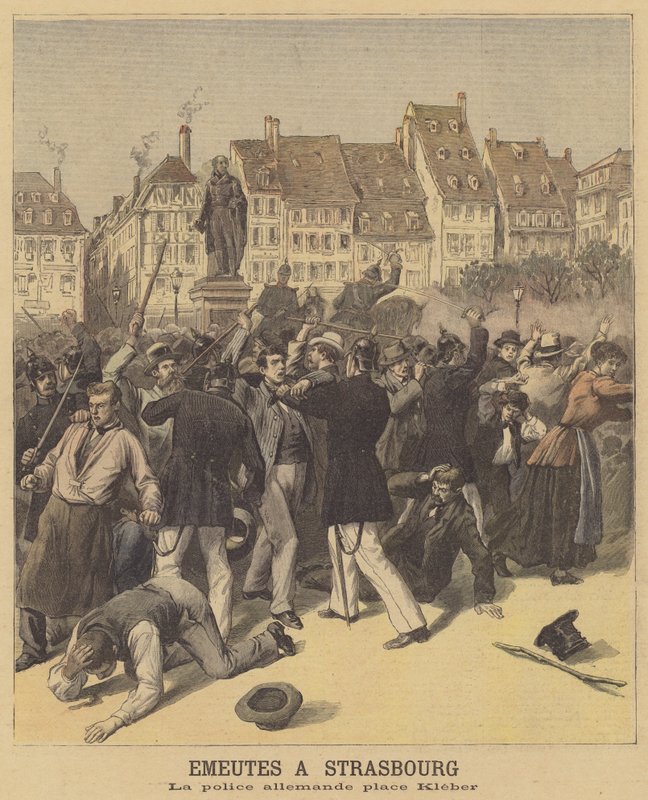 Opptøyer i Strasbourg av French School
