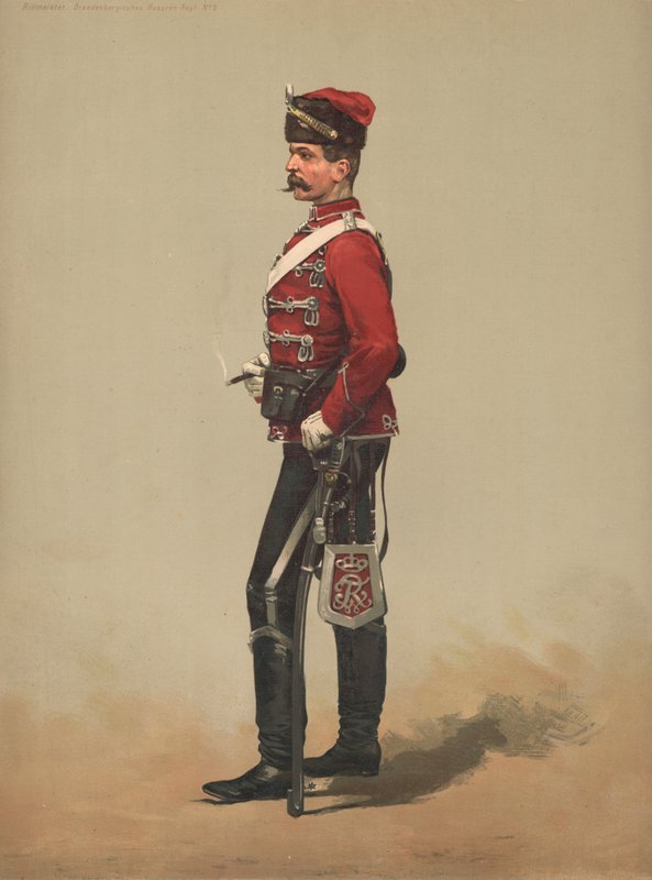 Rittmeister, Brandenburg Husarer, Regt nr. 3 av French School
