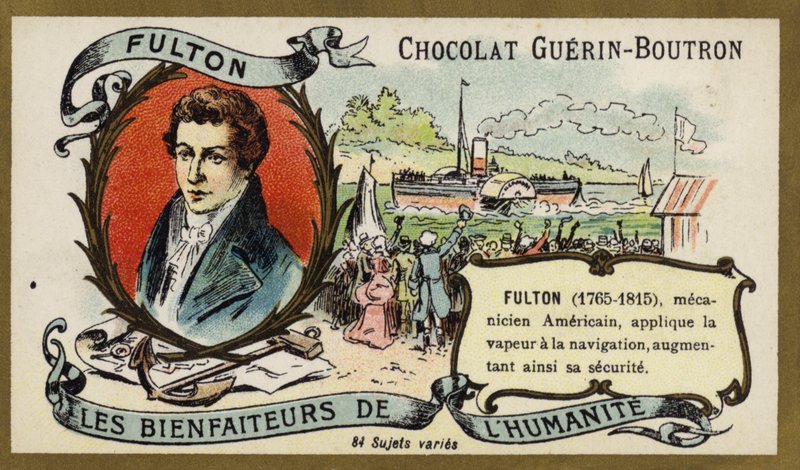 Robert Fulton , amerikansk ingeniør og oppfinner (chromolitho) av French School